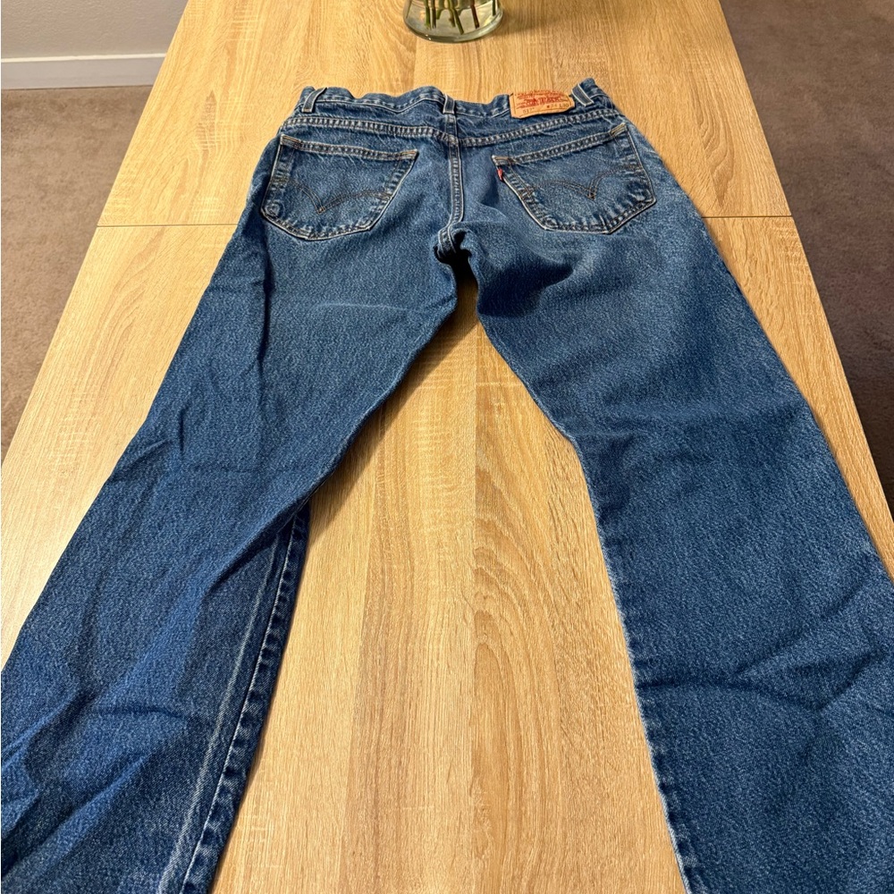 Levi's Blue Straight Leg Women's Jeans